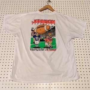 Shirts - VINTAGE BIG JOHNSON FOOTBALL TEE Shirts - VINTAGE BIG JOHNSON FOOTBALL TEE